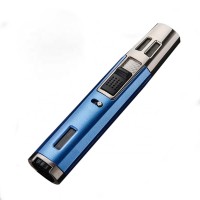 Popular Design Pocket Size Wholesale High Quality 2 Flame Butane Jet Torch Lighter