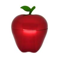 Wholesale Custom Color Promotion Gift Apple-shaped decorative modern ashtray Aluminium alloy ashtray