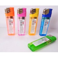 Plastic gas lighter with transparent beautiful color