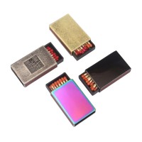 HY-910 Creative Personality empty Matchbox Cigarette lighter Vintage retro metal Matchbox Wholesale lighter and Custom Matchbox